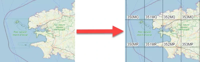 Set the Coordinate Grids in Military Map Generator to Global Area Reference System (GARS)