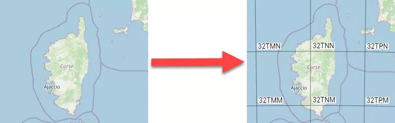Set the Coordinate Grids in map.army to Military Grid Reference System (MGRS)
