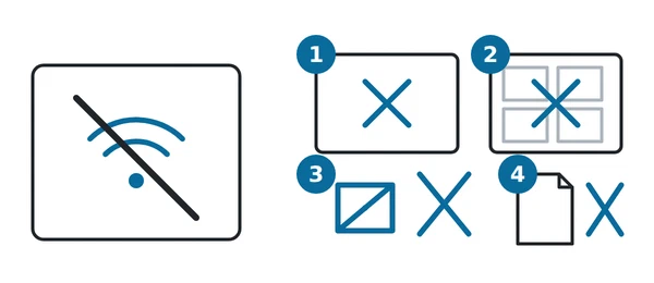 Without a connection the installed app does not start, and map, symbols and file open or save do not work.