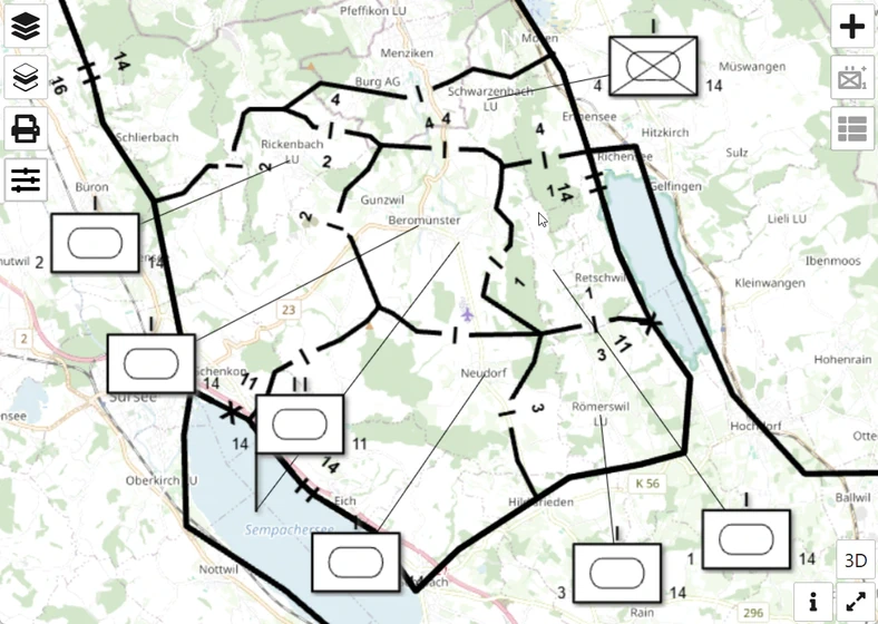 Utilisez le générateur de cartes militaires [map.army] en plein écran