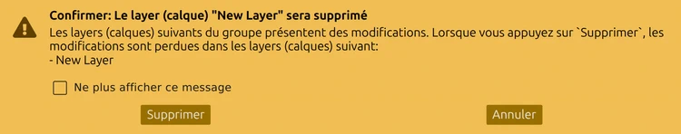 La confirmation de suppression map.army nommant le calque à retirer, avec la case « Ne plus afficher ce message »