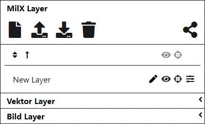 Dialog zur Layerverwaltung