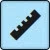 'Measure distance' button in its active blue state