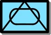 Symbol with a line width of 4%