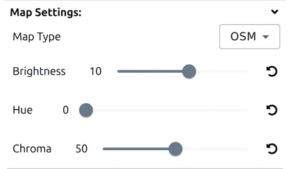 General map settings