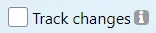 Button to create a tracking from other share