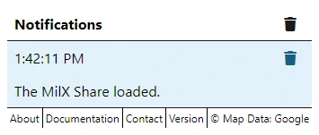 Notification from the share. The share has new version. Refresh the page.