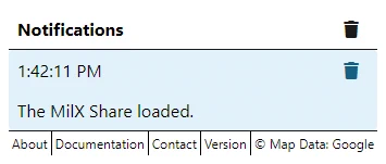 Notification from the share. The share has new version. Refresh the page.