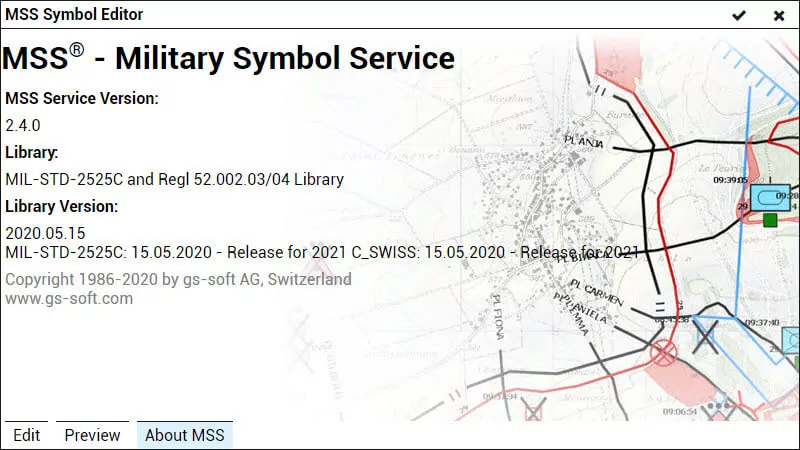 About Tab in MSS Symbol Editor